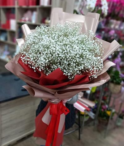 Букет цветов из: Гипсофила в Разметелево