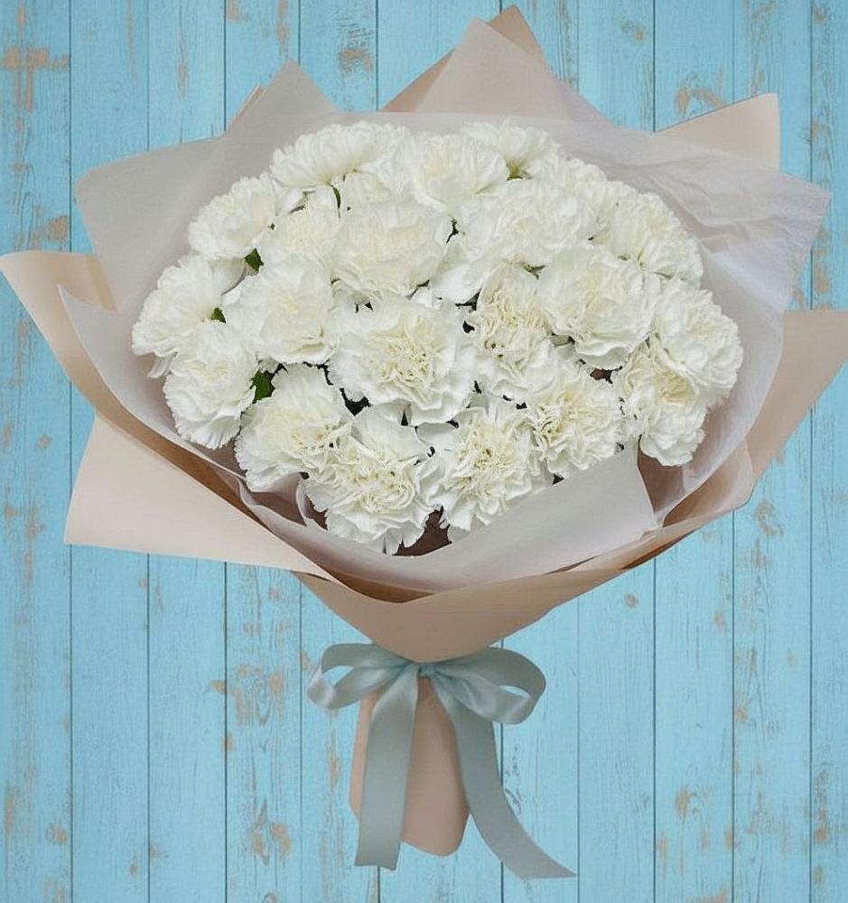 Букет цветов из: Гвоздики в Разметелево