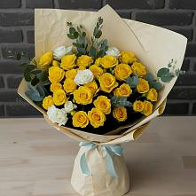 Букет цветов из:  Розы #REPLACE_PRED# Разметелево