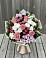 Букет цветов из: Альстромерии, Гвоздики, Розы и Хризантемы в Разметелево