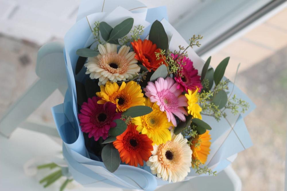 Букет цветов из: Герберы в Разметелево