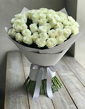 Букет 35 Белых роз в Разметелево