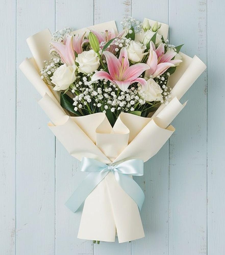 Букет цветов из: Лилии в Разметелево