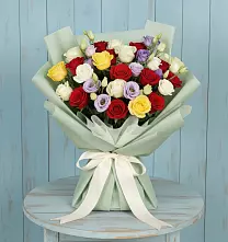 Букет цветов из:  Розы в Разметелево
