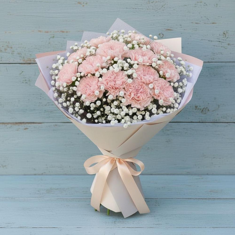 Букет цветов из: Гвоздики в Разметелево