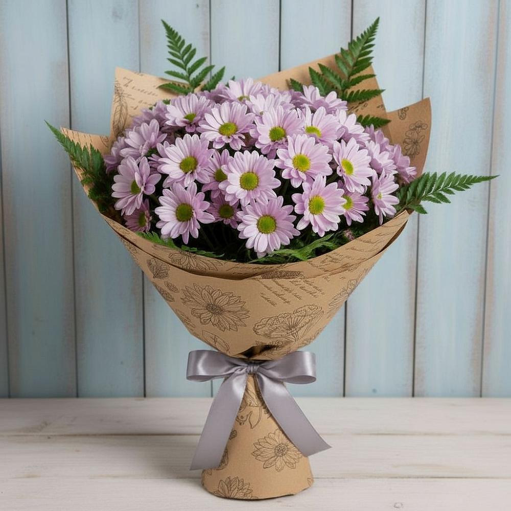 Букет цветов из: Хризантемы в Разметелево