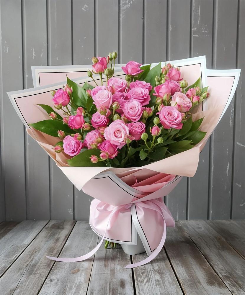 Букет Розовый кустик в Разметелево