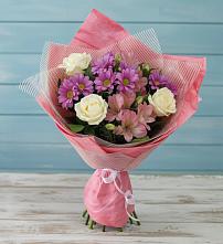 Букет цветов из:  Герберы #REPLACE_PRED# Разметелево