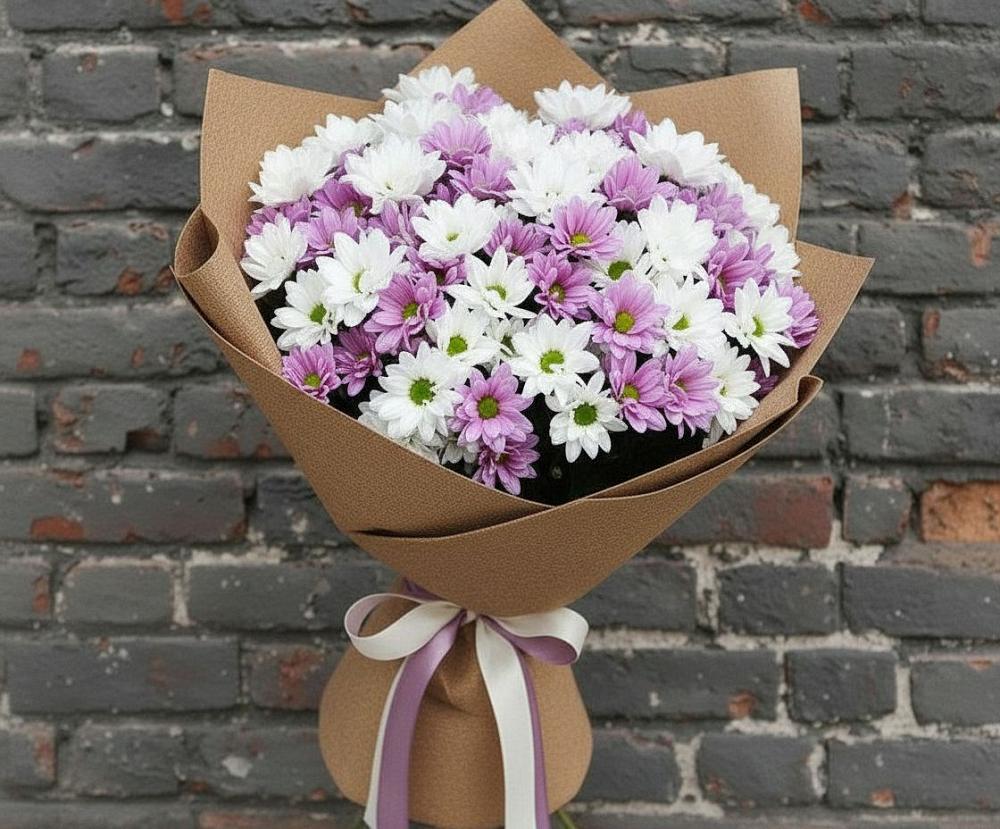 Букет цветов из: Хризантемы в Разметелево