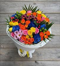 Букет цветов из:  Розы и Хризантемы в Разметелево